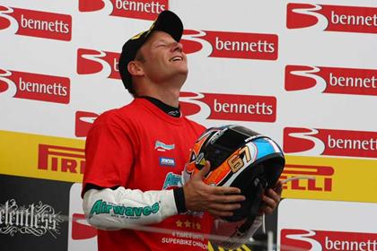 Shane Byrne was crowned champion at Silverstone BSB