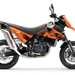 KTM 690SM motorcycle review - Side view