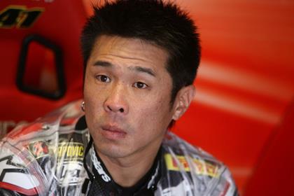 Yamaha Italia rider Noriyuki rider has topped the time sheets on the first day at Magny Cours