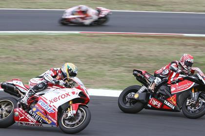 Haga won the race while Bayliss was crowned champion