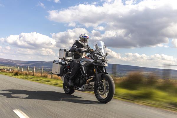 2025-on Morbidelli T1002VX in full touring mode with panniers