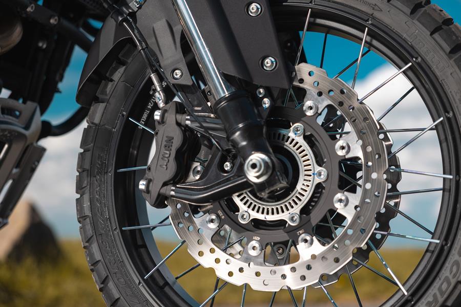 2025-on Morbidelli T1002VX detailed shot of front calipers 