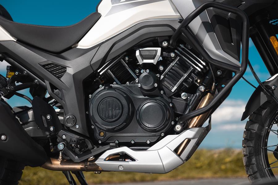 2025-on Morbidelli T1002VX detailed shot of the right hand engine side