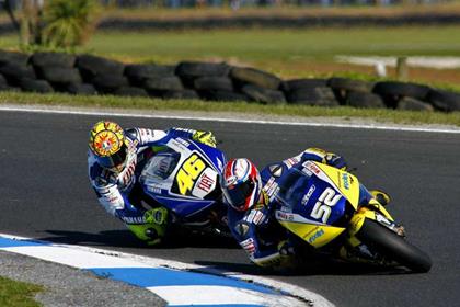 Valentino Rossi says James Toseland 'rides like a devil'