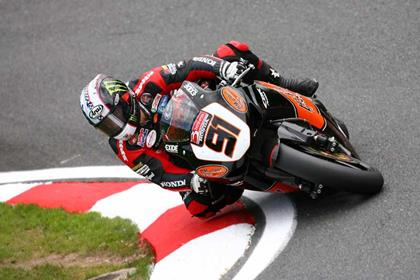 Leon Haslam ahs topped the timesheets at Brands Hatch