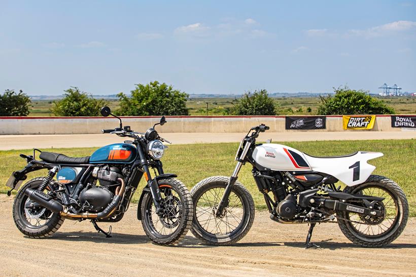 Royal Enfield Bear 650 compared to FT450