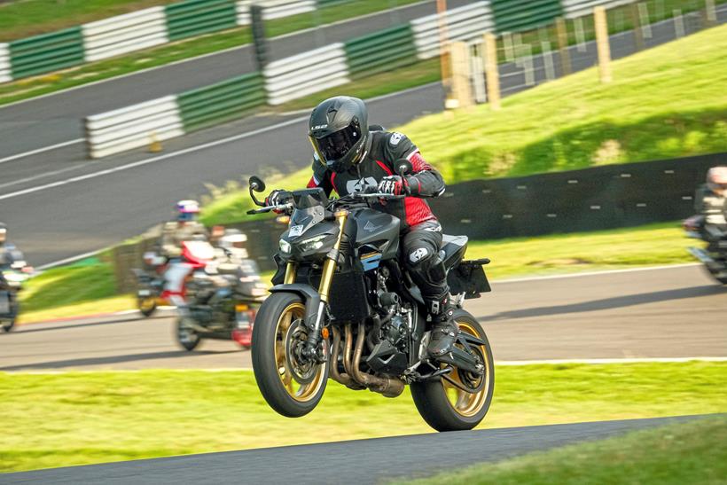 Honda CB1000 Hornet SP over The Mountain at Cadwell Park