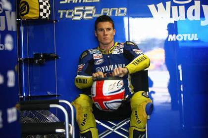 James Toseland will have to wait to test the 2009 bike