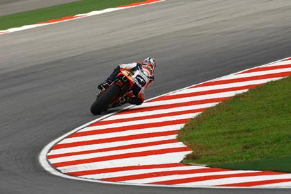 Pedrosa will start in pole position at the Malaysian GP