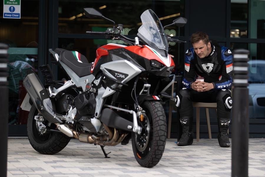 2025 Bimota Tesi H2 Tera, inspecting the details whilst parked up
