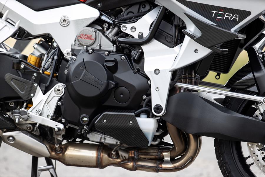2025 Bimota Tesi H2 Tera, Supercharged inline four cylinder engine