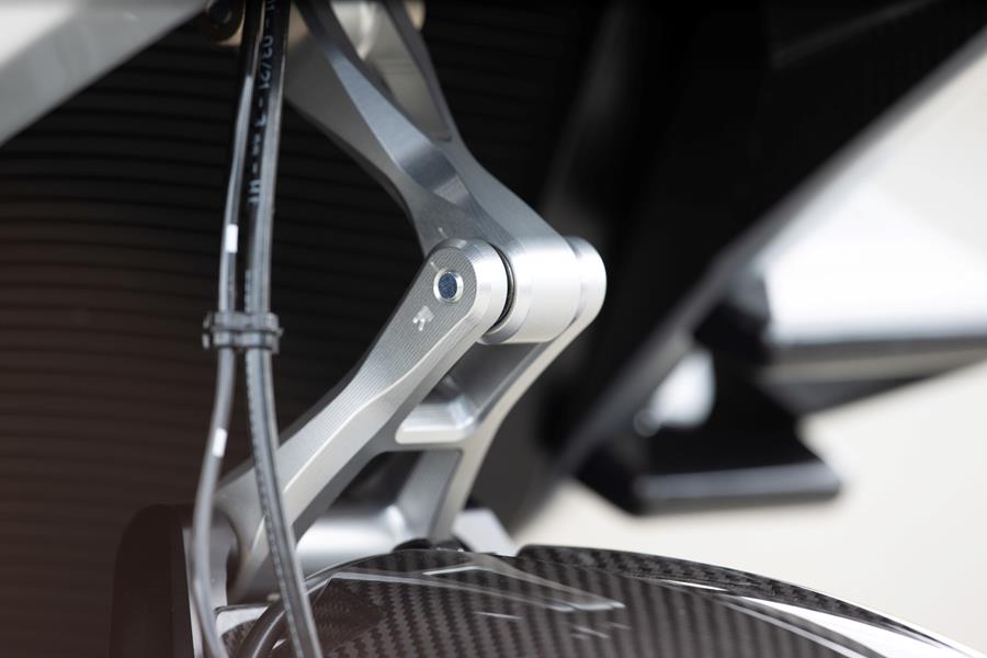 2025 Bimota Tesi H2 tera, front wheel linkage