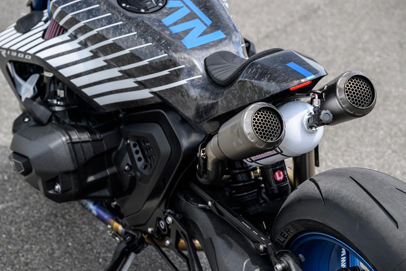 BMW R1300R Titan exhausts