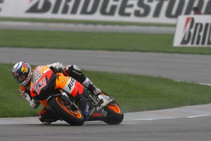 Nicky Hayden got off to a good start in Valencia