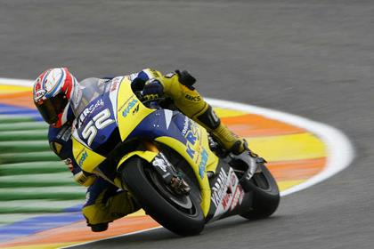 James Toseland took fifth for the start of the Valencia GP