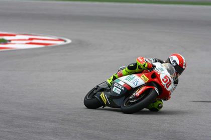 Simoncelli took the last pole of the season