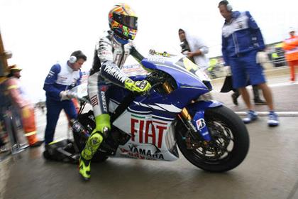 Rossi is dissapointed with fourth row start in Valencia