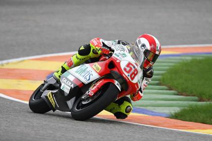 Simoncelli had to work hard for his win after a bad start at Valencia