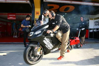 The winter testing schedule for MotoGP has been cut due to the global credit crunch