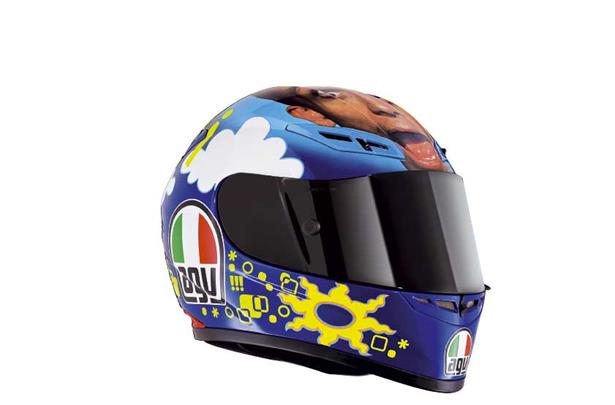 Valentino Rossi helmet of the day: Face-off