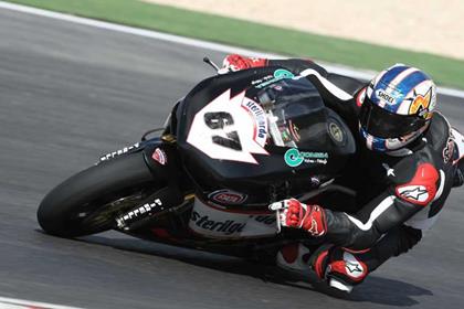 Shane Byrne topped the timesheets at Portimao