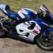 Suzuki GSX-R1000 custom build parked outside