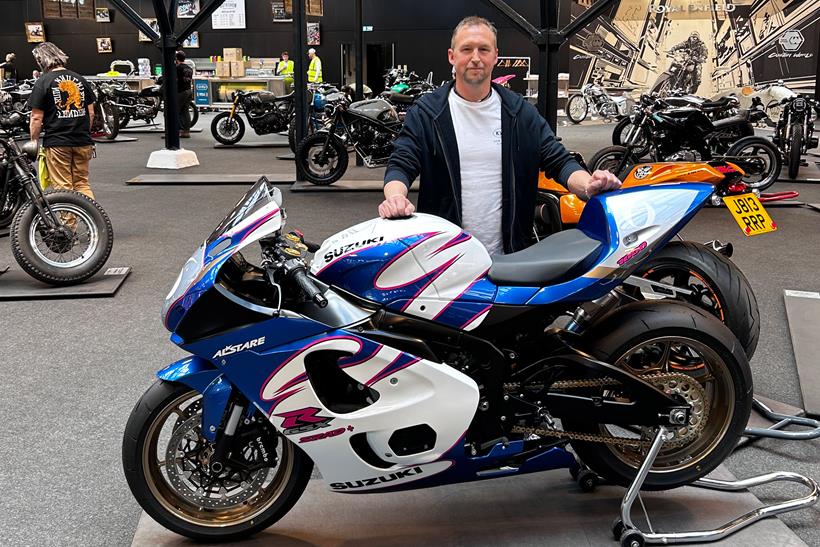 Custom bike builder Wayne Huffer