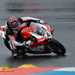 Scott Redding in the wet conditions at Knockhill.