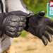 Merlin Jura gloves being pulled on