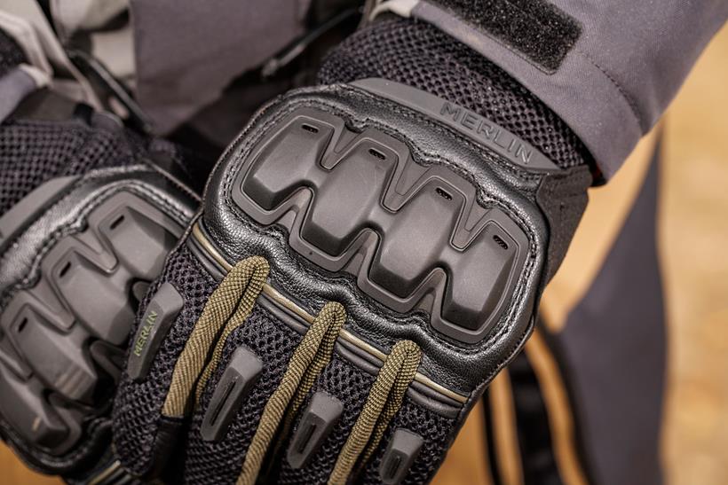 Merlin Jura Air gloves knuckle protection