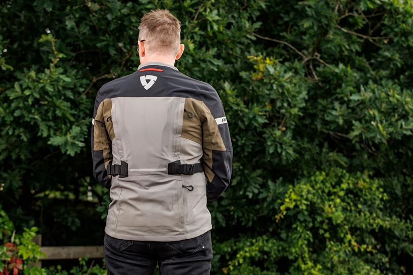 Rev'It Neptune 3 jacket from the back