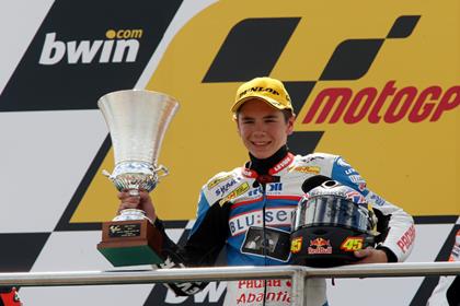 Scott Redding won the British 125GP