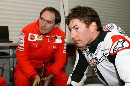 Nicky Hayden is not impressed with the tenth fastest time