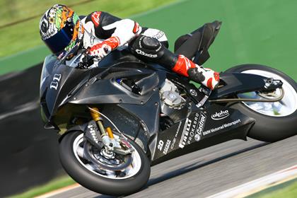 Troy Corser lost the front on his BMW S1000RR at Kyalami