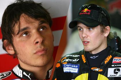 Niccolo Canepa and Mika Kallio - two of the new faces in MotoGP