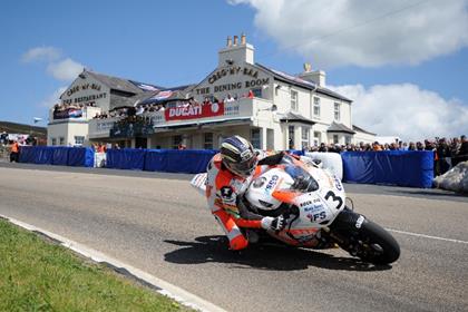 John McGuinness will switch to HM Plant Honda for his road races for 2009 (Picture courtesy of Pacemaker Press International)