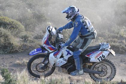 Simon Pavey has moved up to 48th position in the Dakar Rally