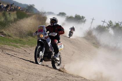 Mick Extance rode well on stage 5 of the Dakar Rally