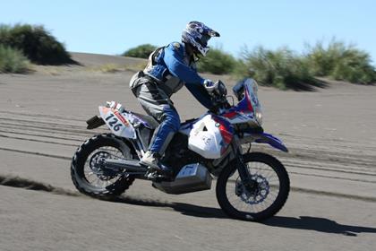 Simon Pavey is getting into his stride at the Dakar Rally