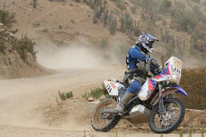 Simon Pavey had bike problems on day nine of the Dakar Rally