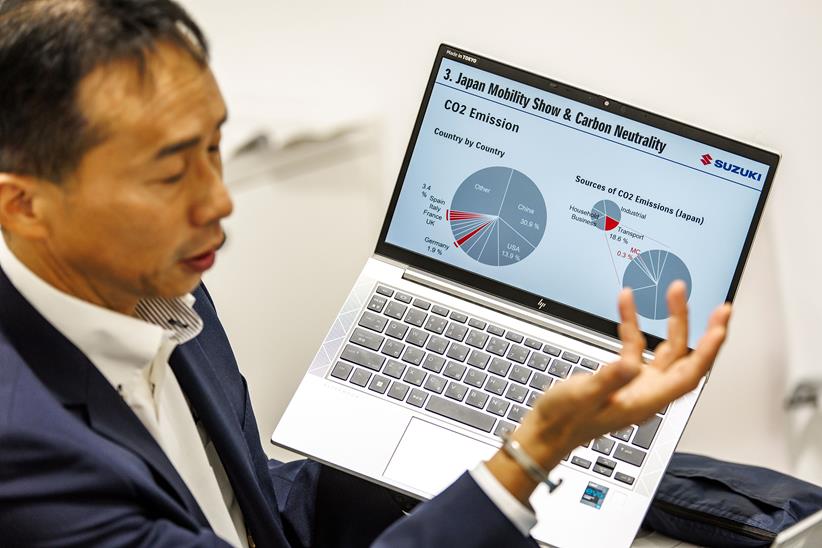 Suzuki's Akira Kyuji discusses environmental sustainability with MCN