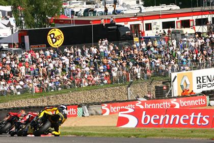 Bennetts is no longer sponsoring British Superbikes