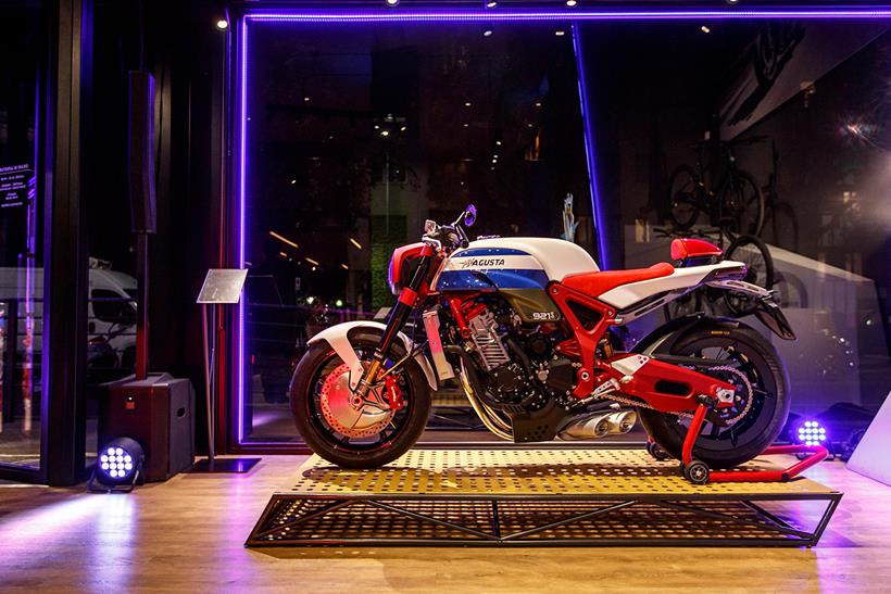 MV Agusta on stand