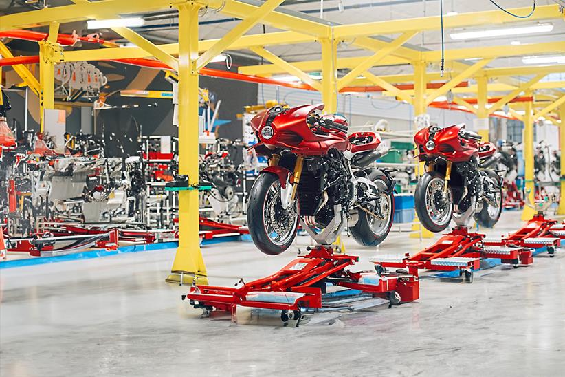 MV Agusta assembly line