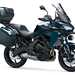 Kawasaki Versys 650 front three quarters with luggage