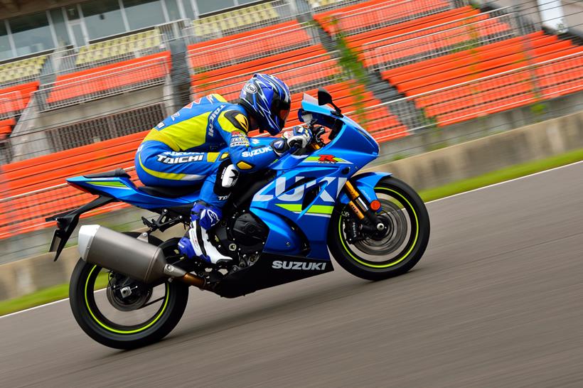 Suzuki GSX-R1000 on track