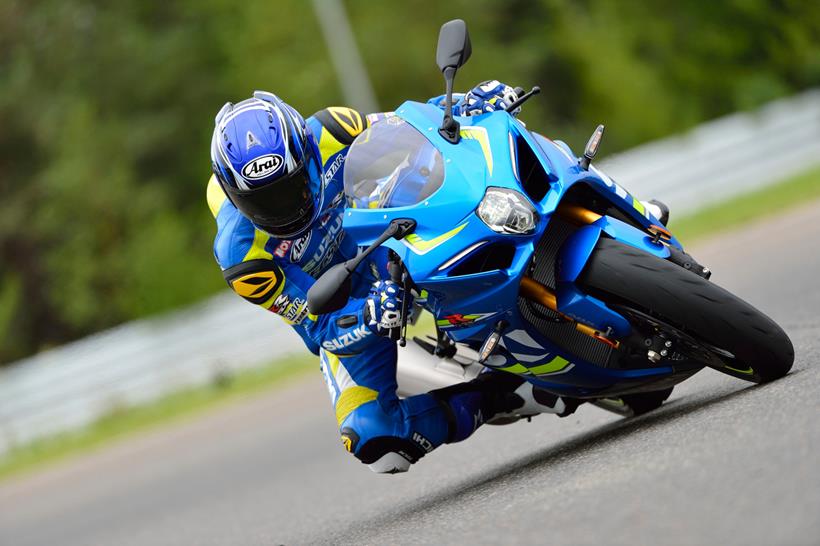 Suzuki GSX-R1000 on track