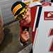 Scott Redding celebrates victory at Brands Hatch.