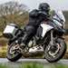 Rider with touring helmet