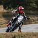 2025-on Suzuki DR-Z4SM leaning into a corner